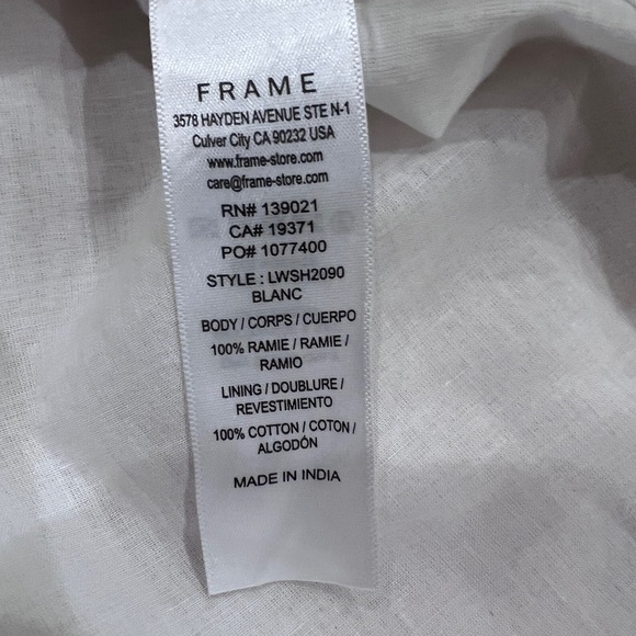 Frame women white top size xs - Picture 4 of 5